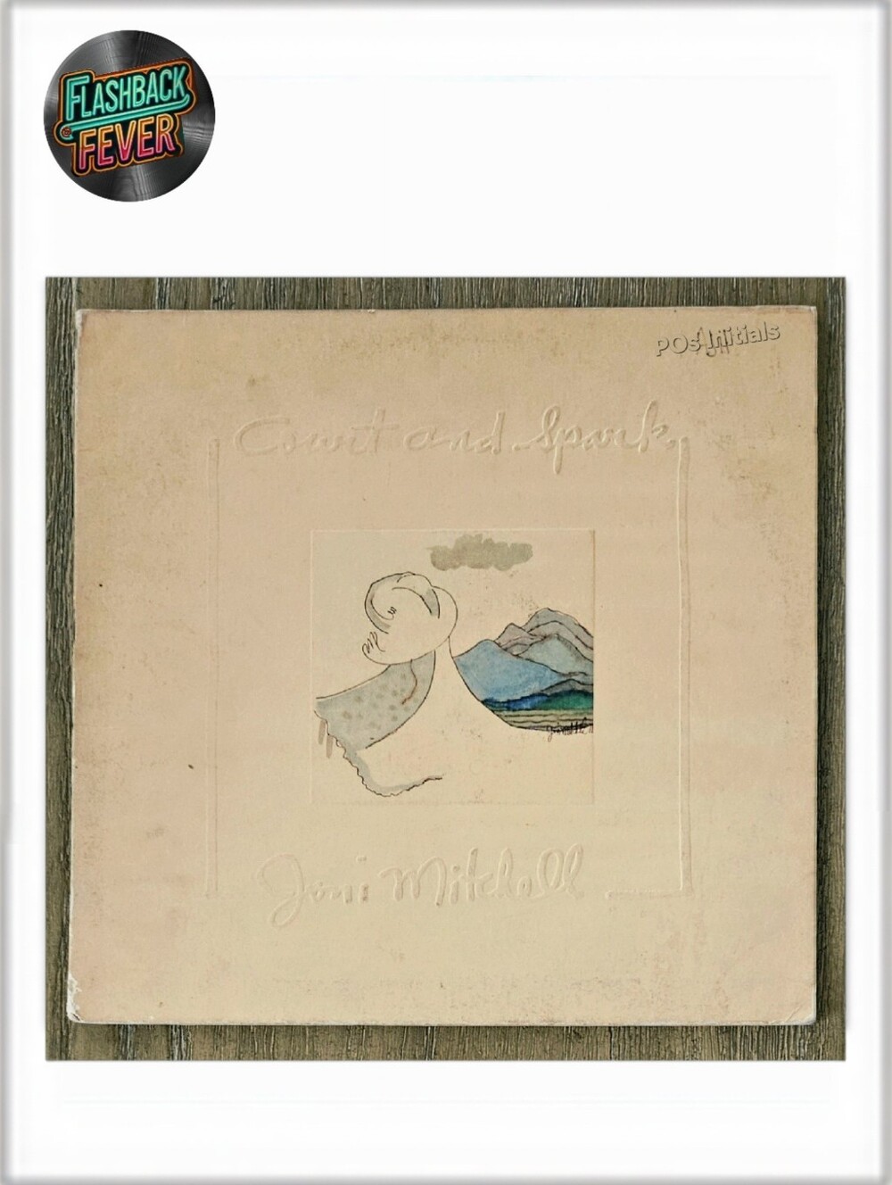 JONI MITCHELL•Court And Spark•US 1975 (#7E-1001) Specialty, Repress